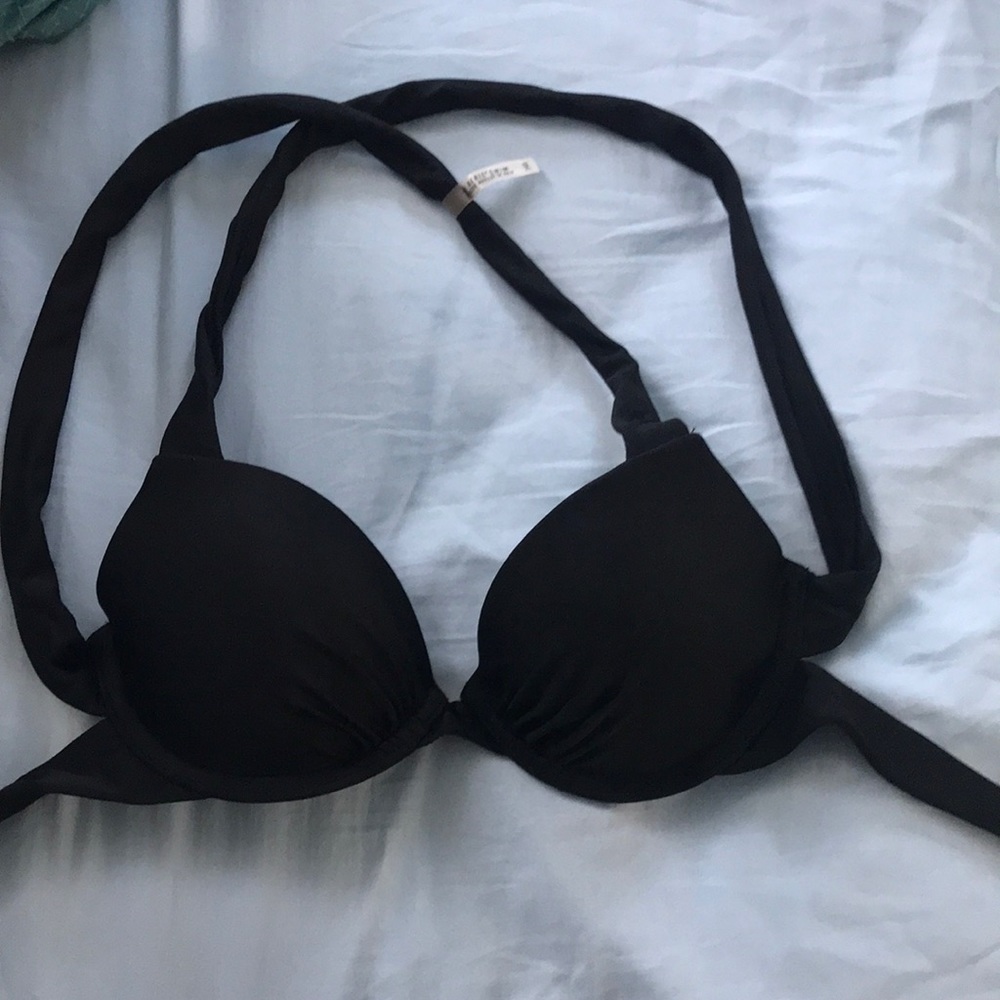 Aerie Strappy Black Bikini Top